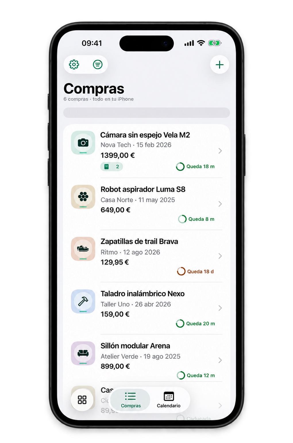 Todo en su sitio. — TicketTac